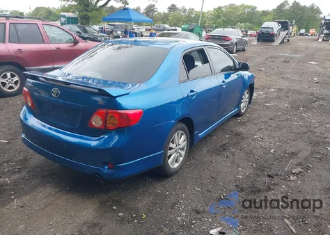 2010 Toyota Corolla S z USA, uszkodzony, nr VIN 2T1BU4EE7AC465665